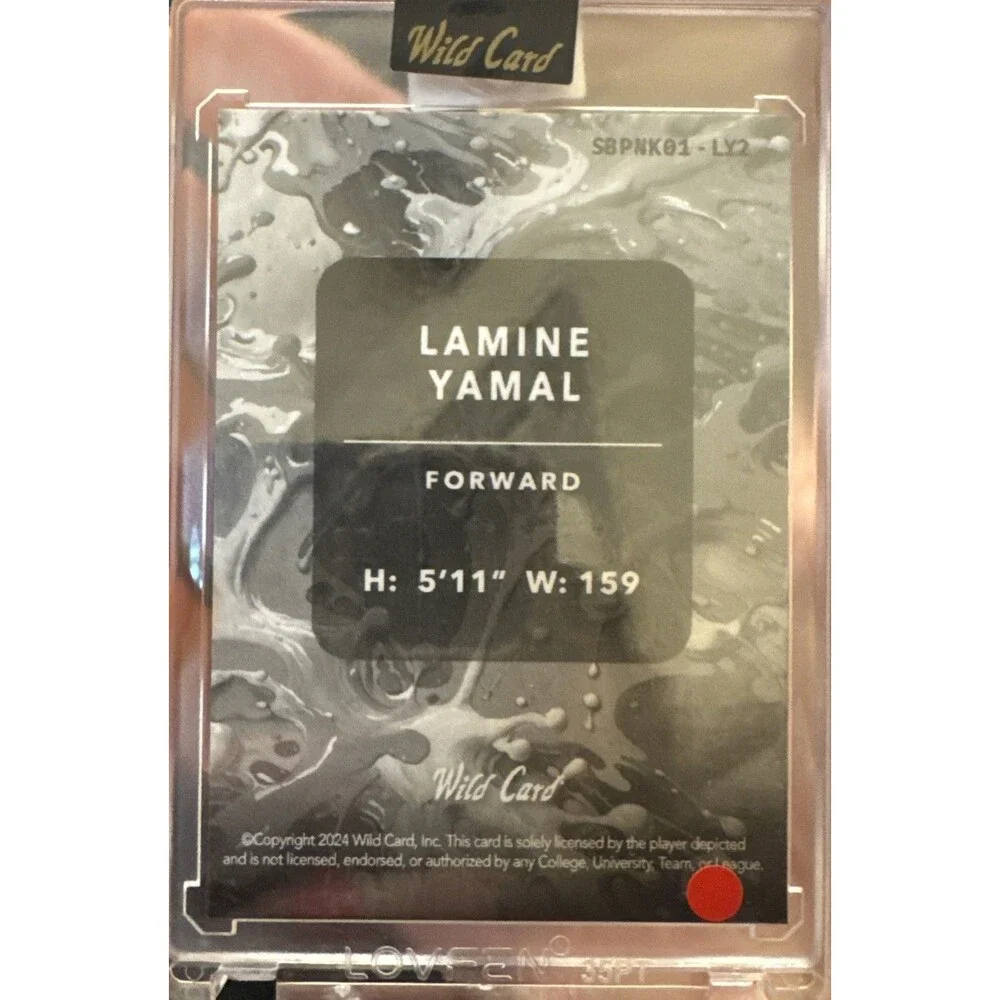 Lamine Yamal - 5/10 Splat Rookie - 2024 Wild Card